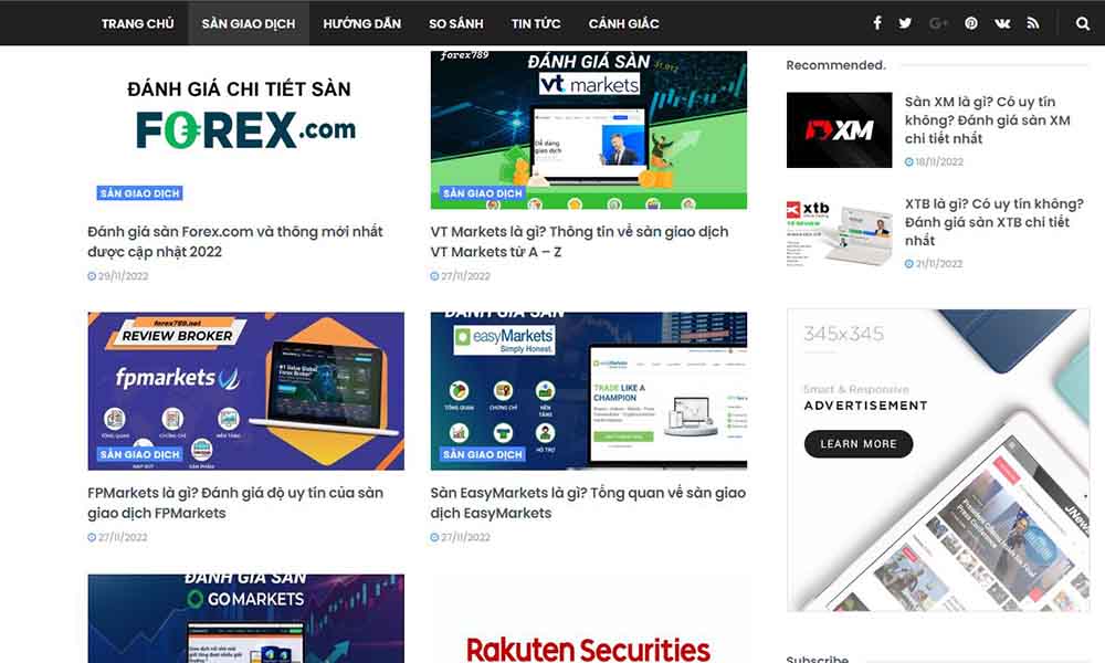 Forex789.net nơi chia sẻ thông tin về thị trường forex lớn nhất Việt Nam