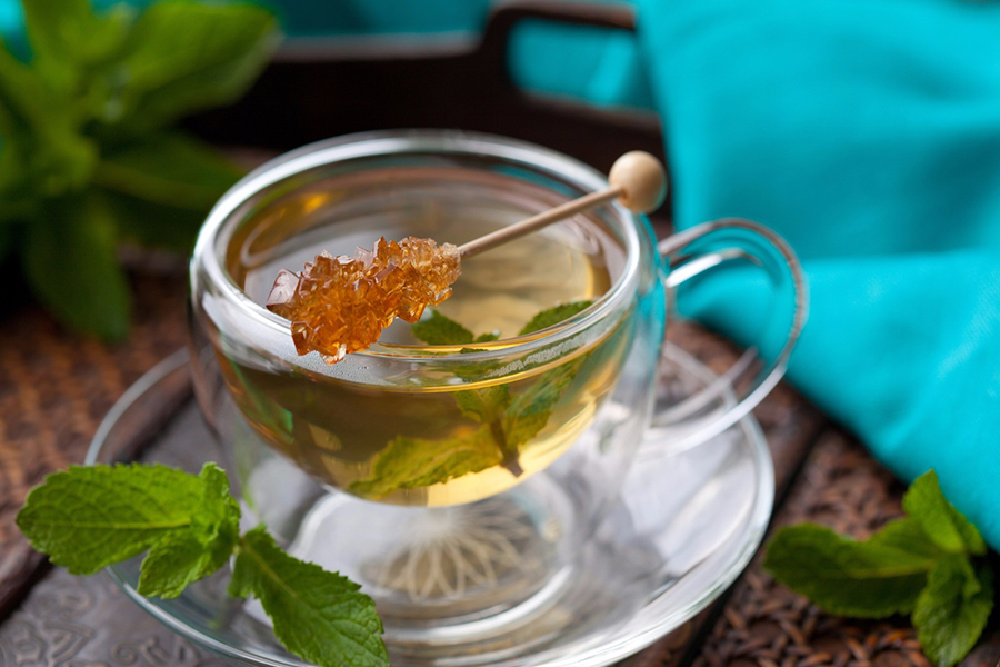 Sử dụng trà bạc hà là cách giảm tình trạng ngộ độc rất hiệu quả